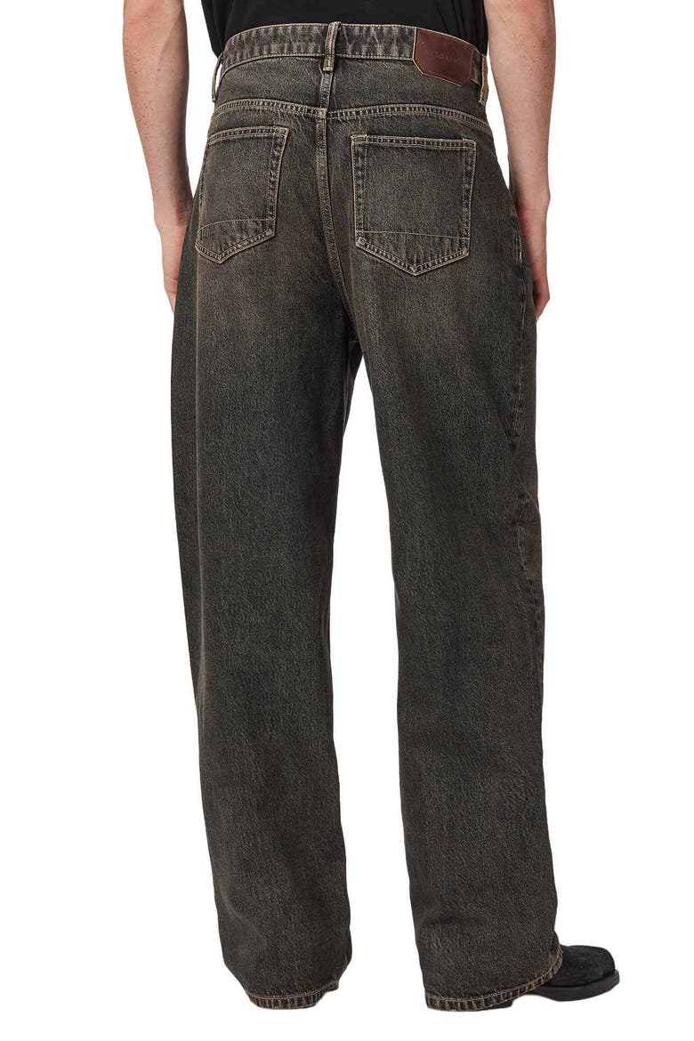 Rivet Sloch Straight Leg Jeans, Alternate, color, WASHED BROWN