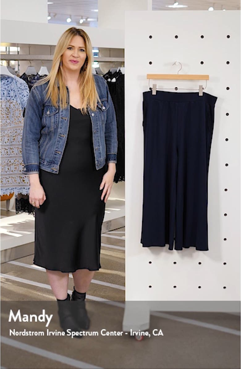 Gibson x Living in Yellow Wide Leg Crop Pants, sales video thumbnail