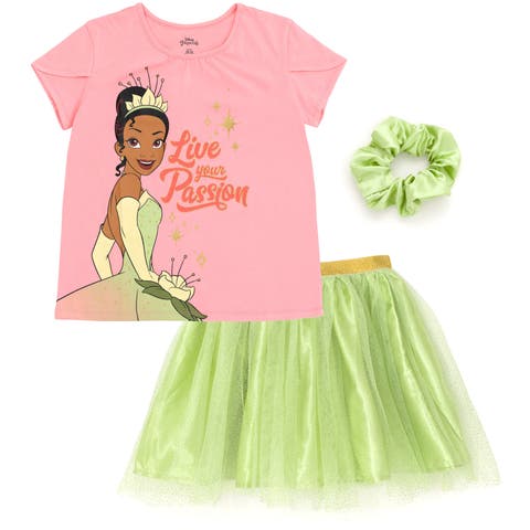 T-Shirt Skirt & Scrunchie Set (Toddler, Little Kid & Big Kid)