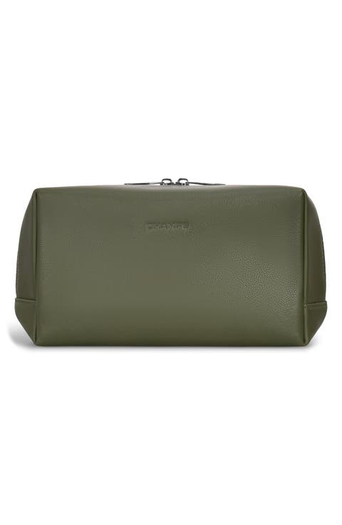 Onyx Leather Dopp Kit