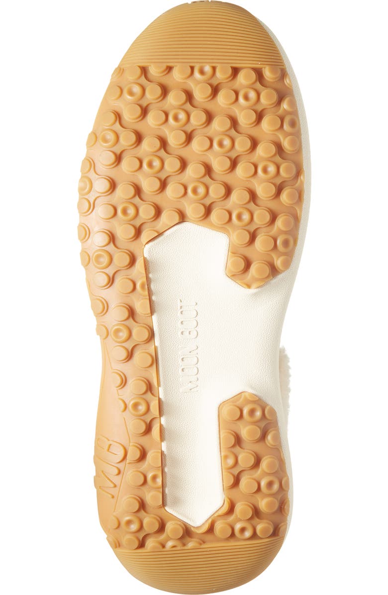 Moon Boot<sup>®</sup> City Genuine Shearling Water Repellent Boot, Alternate, color, Cognac