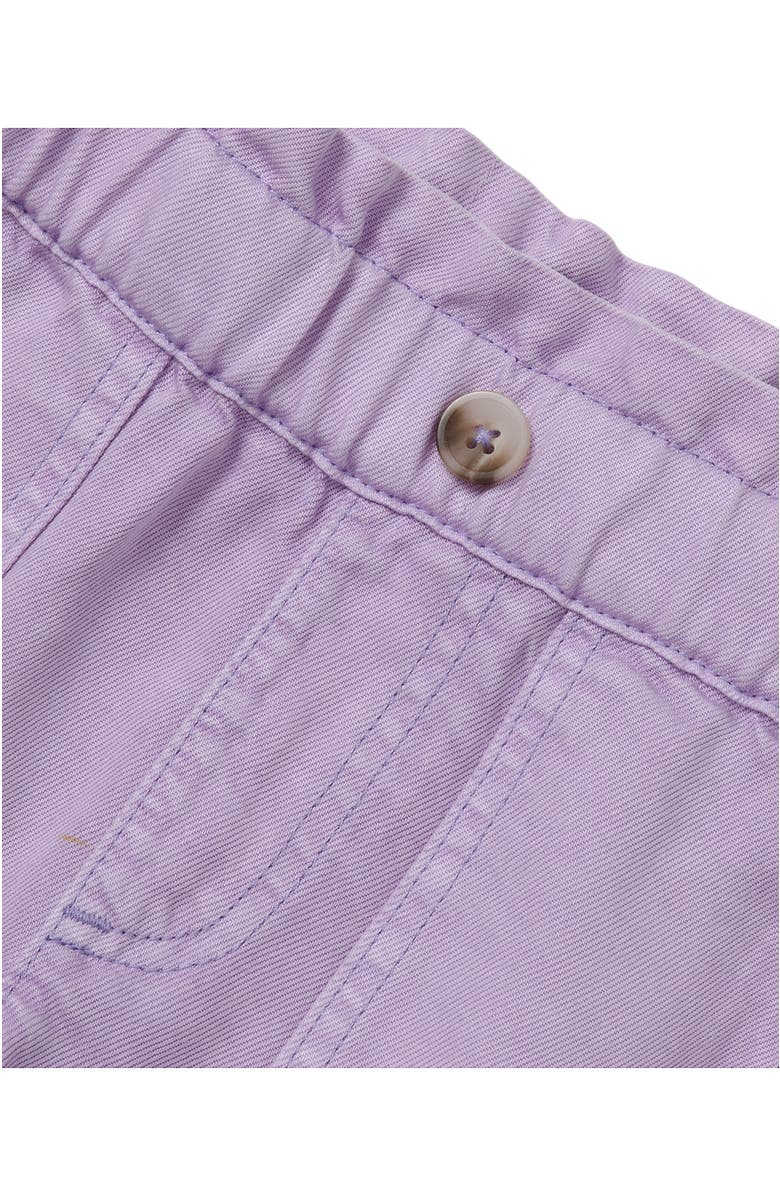 Lands' End Girls Woven Twill Shorts, Alternate, color, Pastel Lilac