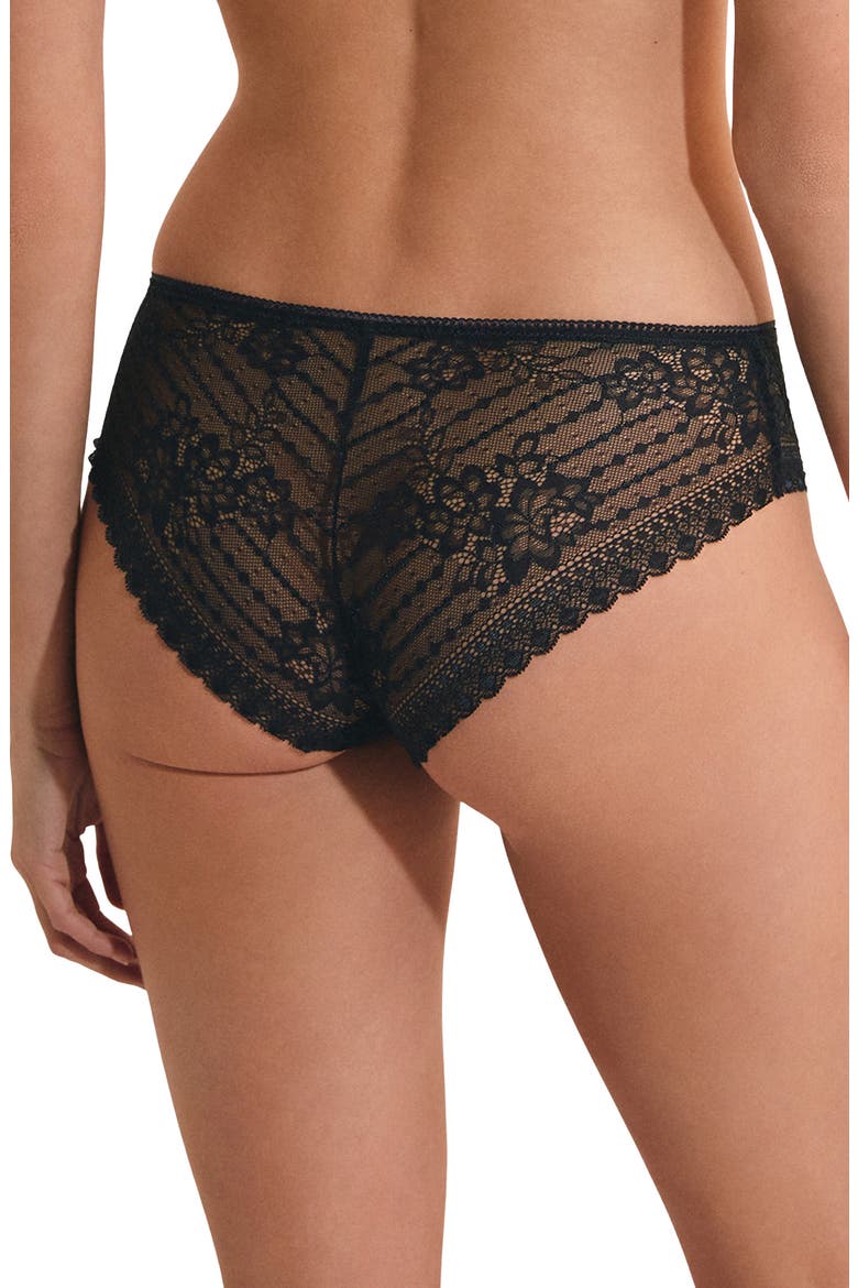 Panama Sheer Lace Contour Bra, Alternate, color, NAVY