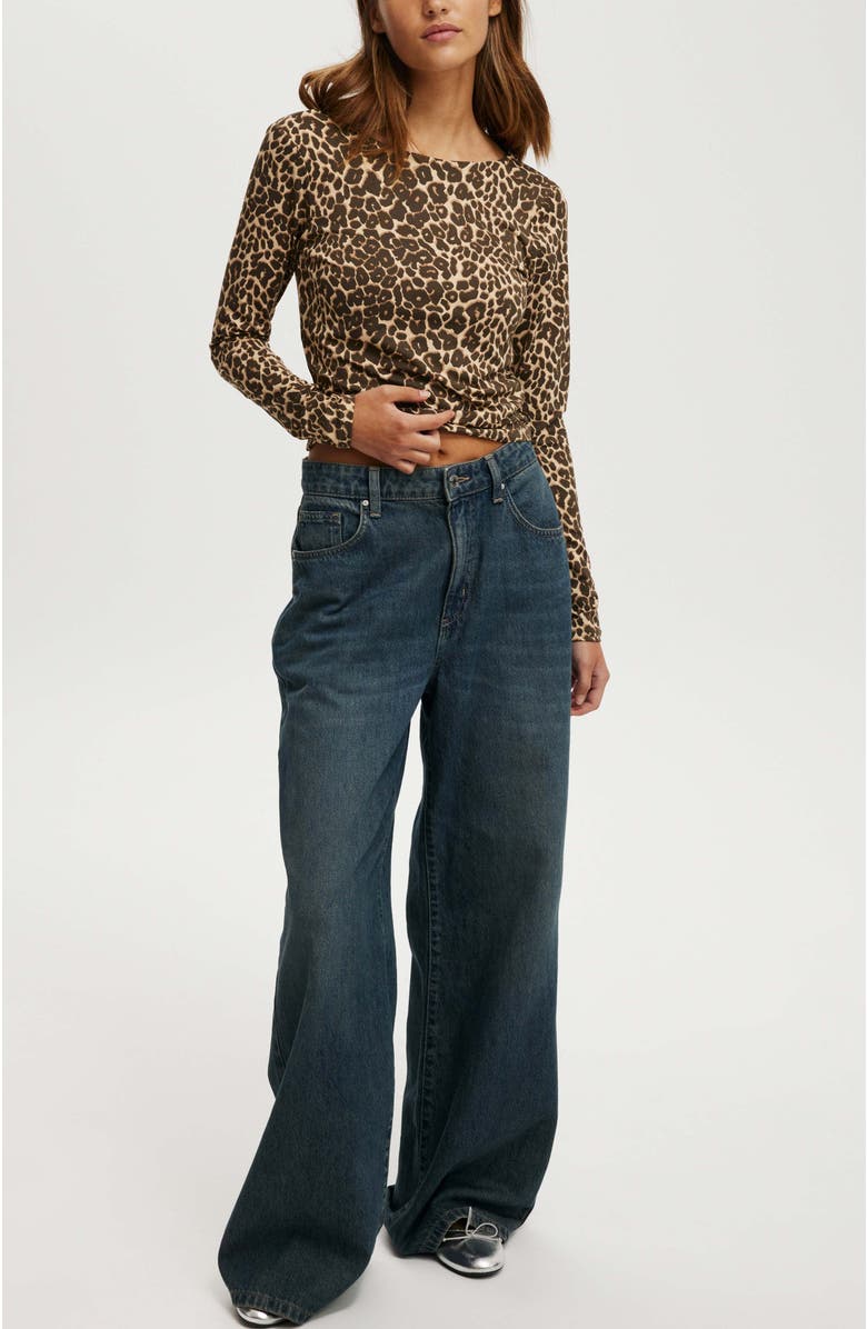 Cotton On Ever Smooth Backless Long Sleeve Top, Alternate, color, 