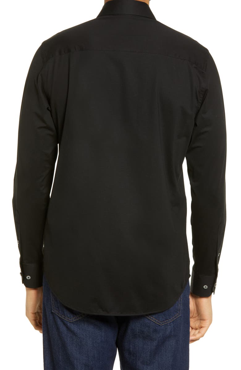 Bugatchi OoohCotton<sup>®</sup> Solid Button-Up Shirt, Alternate, color,