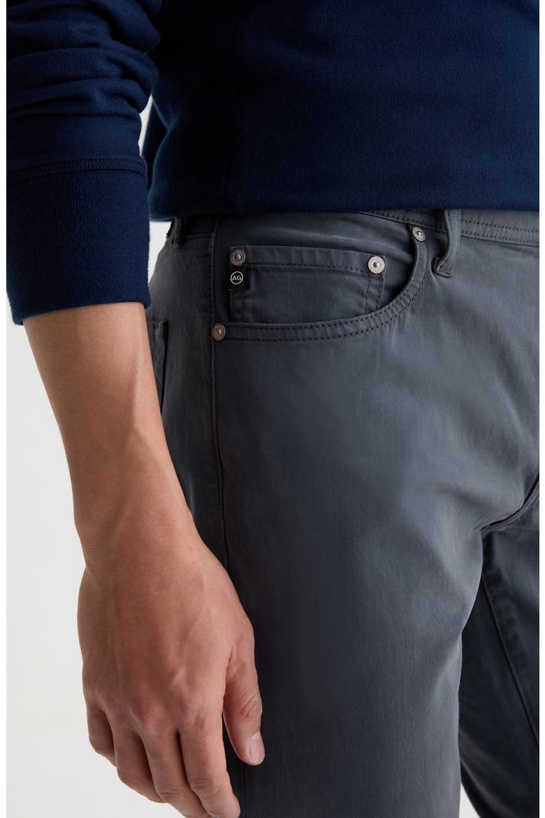 Tellis Stretch Sateen Modern Slim Pants, Alternate, color, BLUEGRAIN