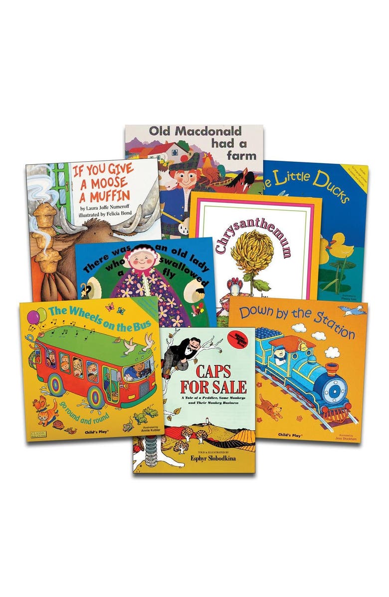 Kaplan Early Learning Company Classic Children's Tales Book Set, Main, color, Multicolor