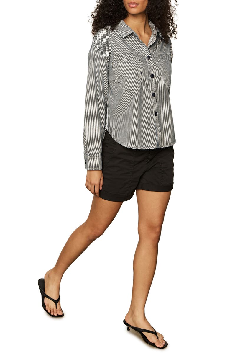 Sanctuary Ivy Stripe Shacket, Alternate, color, 