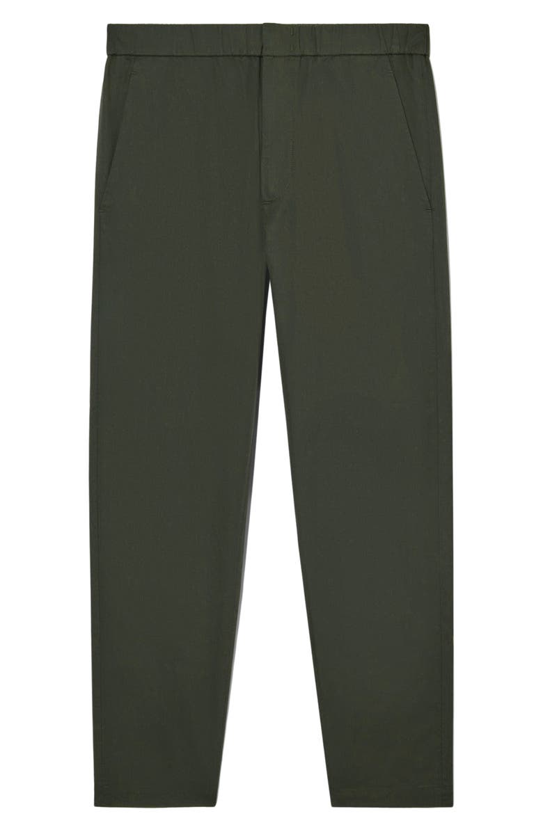 COS Ellis Cotton Blend Pants, Alternate, color, Green Dark