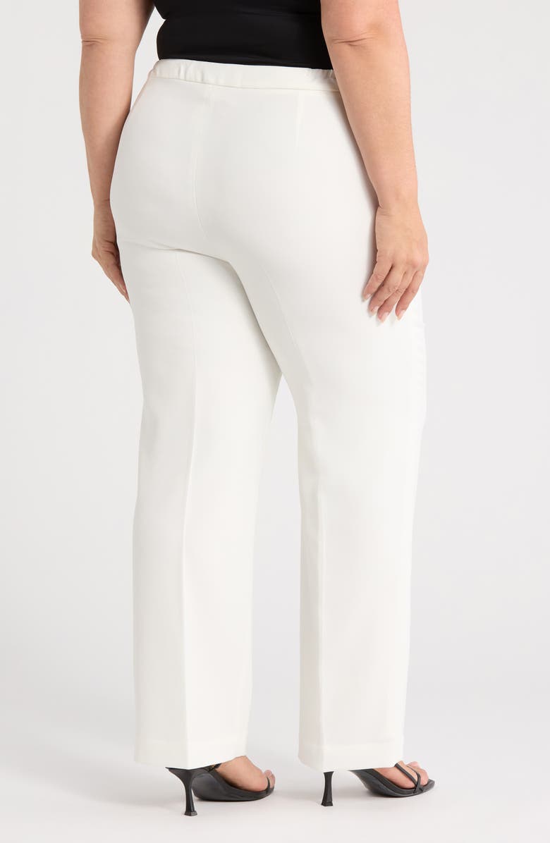 KASPER Vanilla Ice Straight Leg Pants, Alternate, color, Vanilla Ice