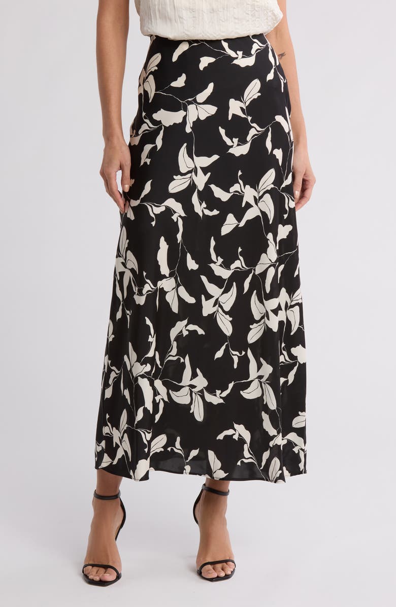 NORDSTROM RACK Satin Maxi Skirt, Main, color,