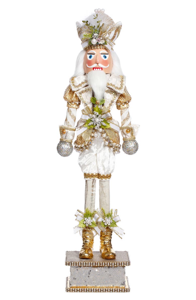 Mark Roberts White Christmas Nutcracker, Small, Main, color, White