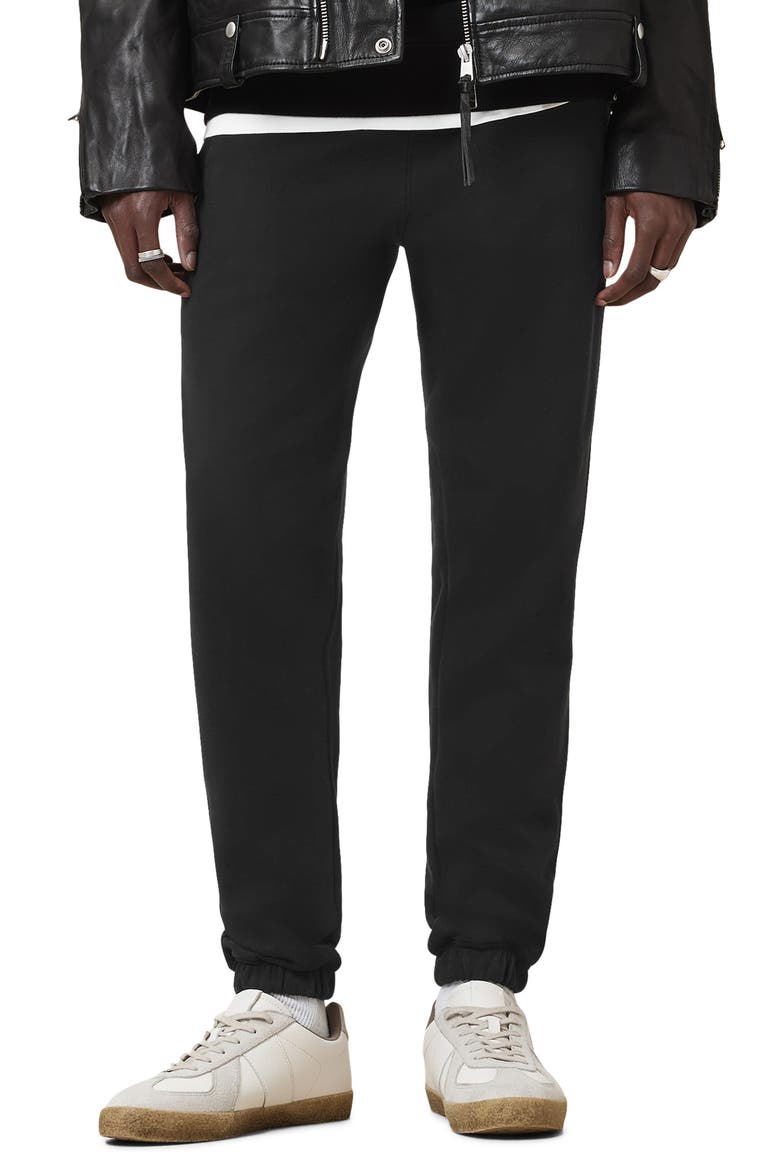Raven Cotton Sweatpants, Main, color, BLACK