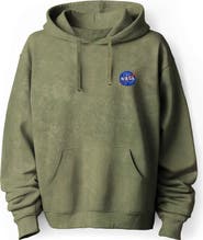Dalix NASA Mineral Wash Hoodie Dalix NASA Embroidered Fleece Hoodie Mineral Wash Long Sleeve Sweatshirt Me