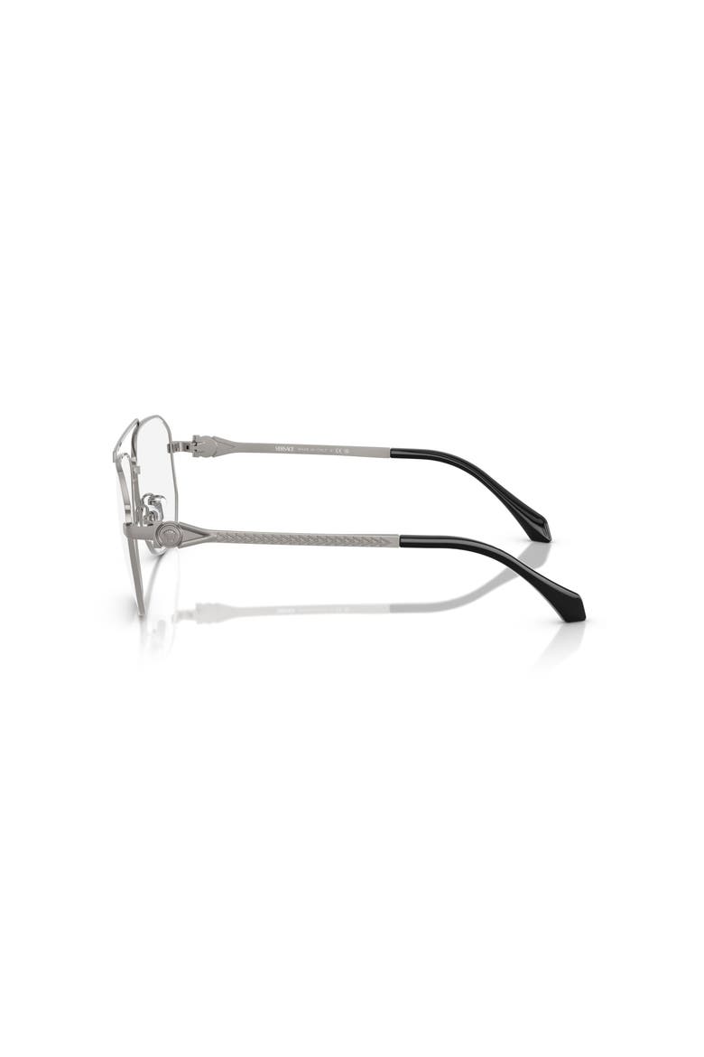 57mm Square optical glasses, Alternate, color, Grey