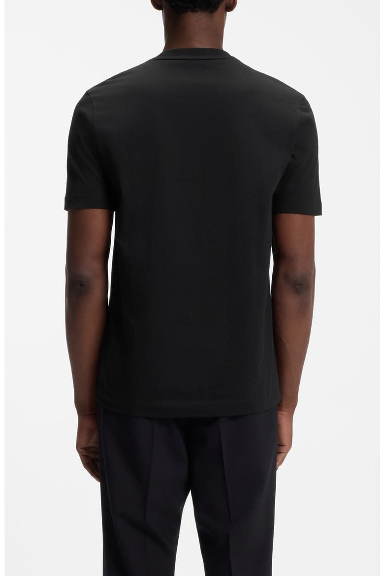 Thompson Solid Cotton T-Shirt, Alternate, color, BLACK