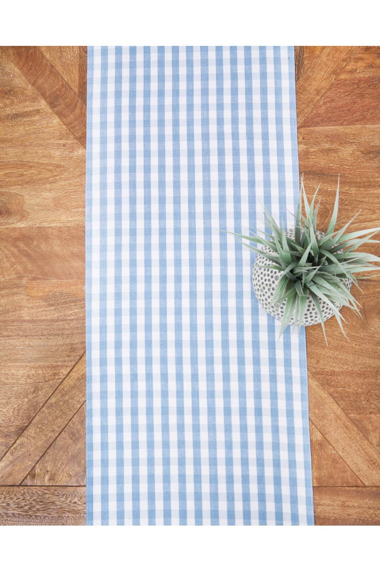 Calming Seas Table Runner, 14" x 72", Alternate, color, Blue