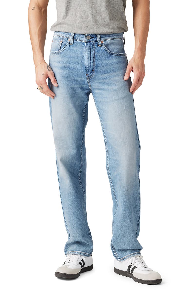 Levi's<sup>®</sup> 505<sup>™</sup> Regular Straight Leg Jeans, Main, color, Hole In The Wall