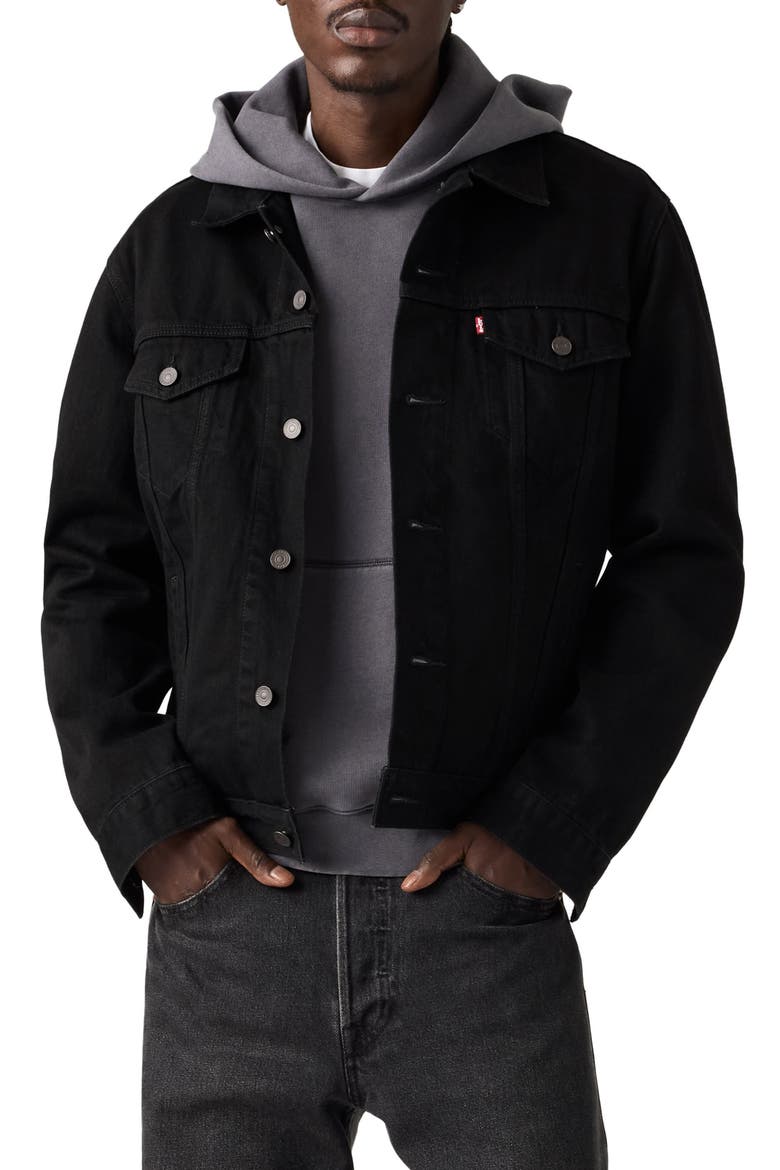 The Trucker Jacket, Main, color, BERK NIGHT T