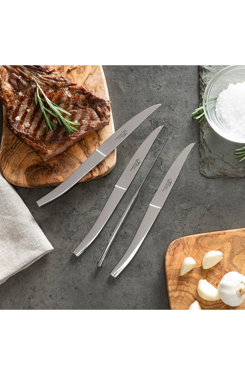 AU NAIN Le Thiers Steak Knives - Set of 4, Alternate, color, Silver