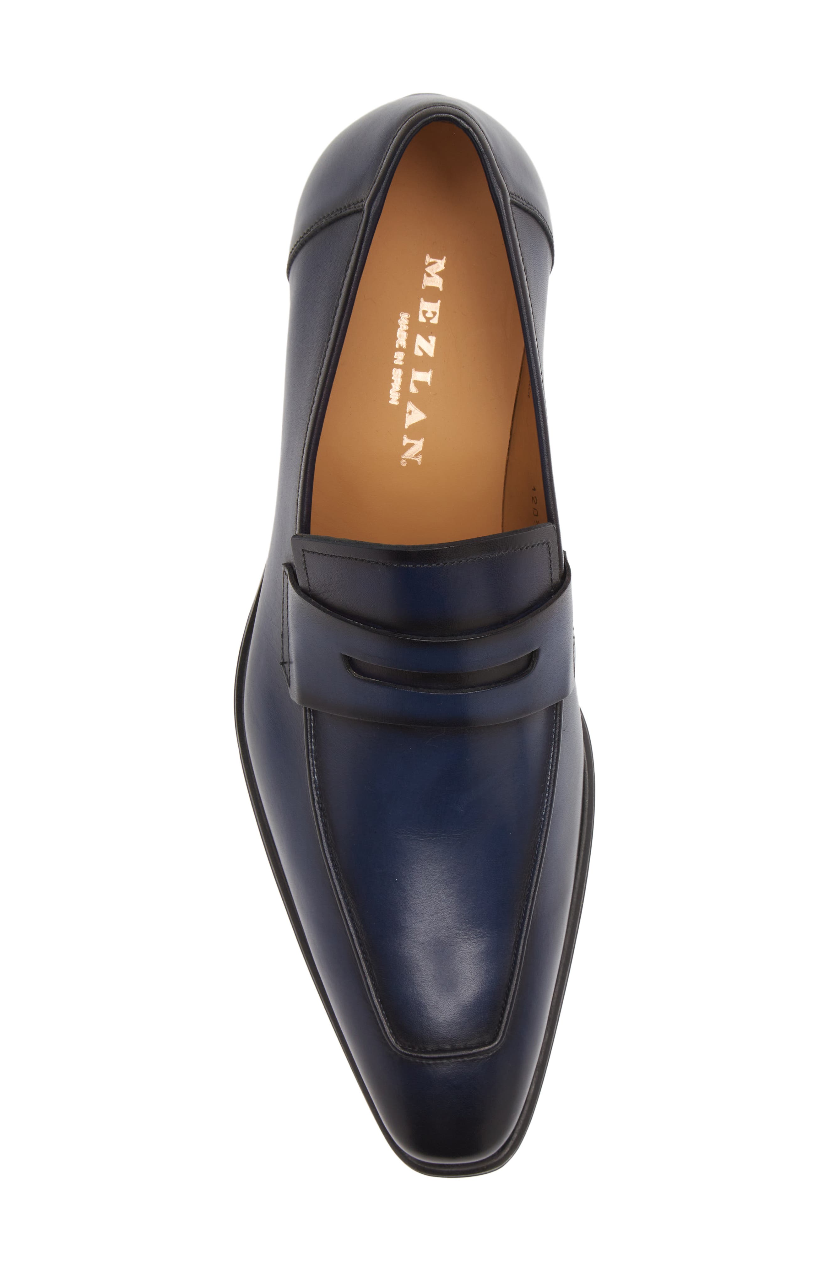 Ginza Penny Loafer, Alternate, color, BLUE