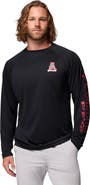 Columbia Men's Columbia Black Alabama Crimson Tide Terminal Tackle Omni-Shade Raglan Long Sleeve T-Shirt