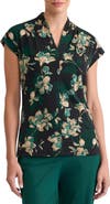 KASPER Floral Print Top