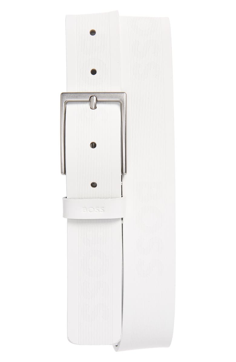 BOSS Tillo Leather Belt, Main, color, 