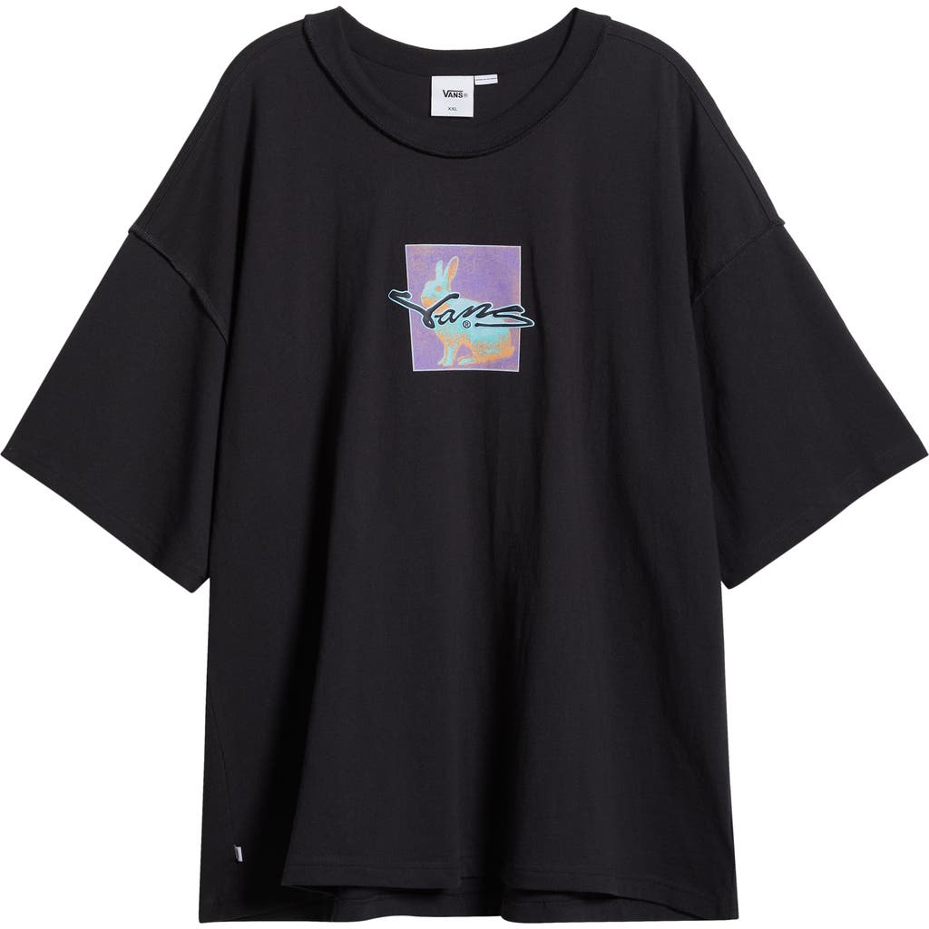 VANS VANS DOWN THE RABBIT HOLE OVERSIZE GRAPHIC T-SHIRT
