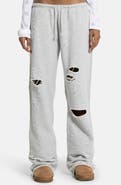 JADED LONDON Cleo Distressed Cotton Blend Joggers