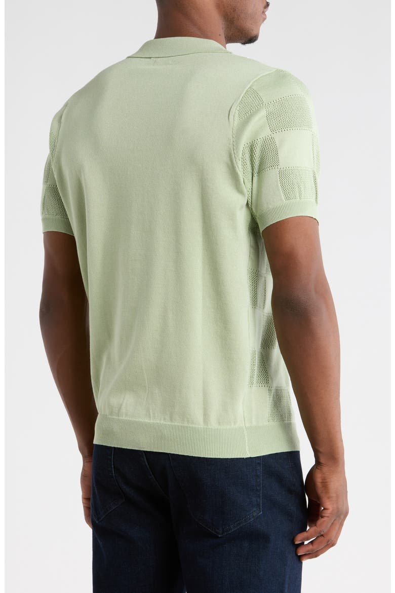 Slim Fit Polo Sweater, Alternate, color, SAGE