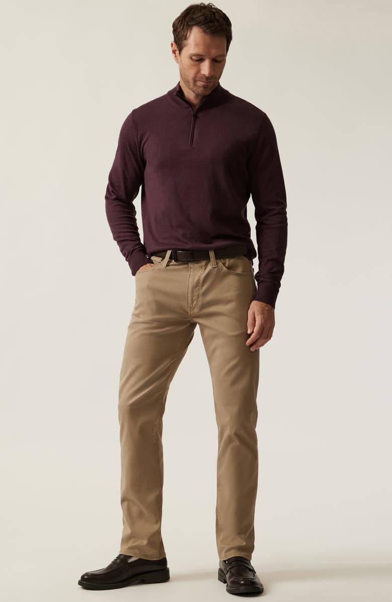 34 Heritage Quarter Zip Sweater, Alternate, color, Burgundy