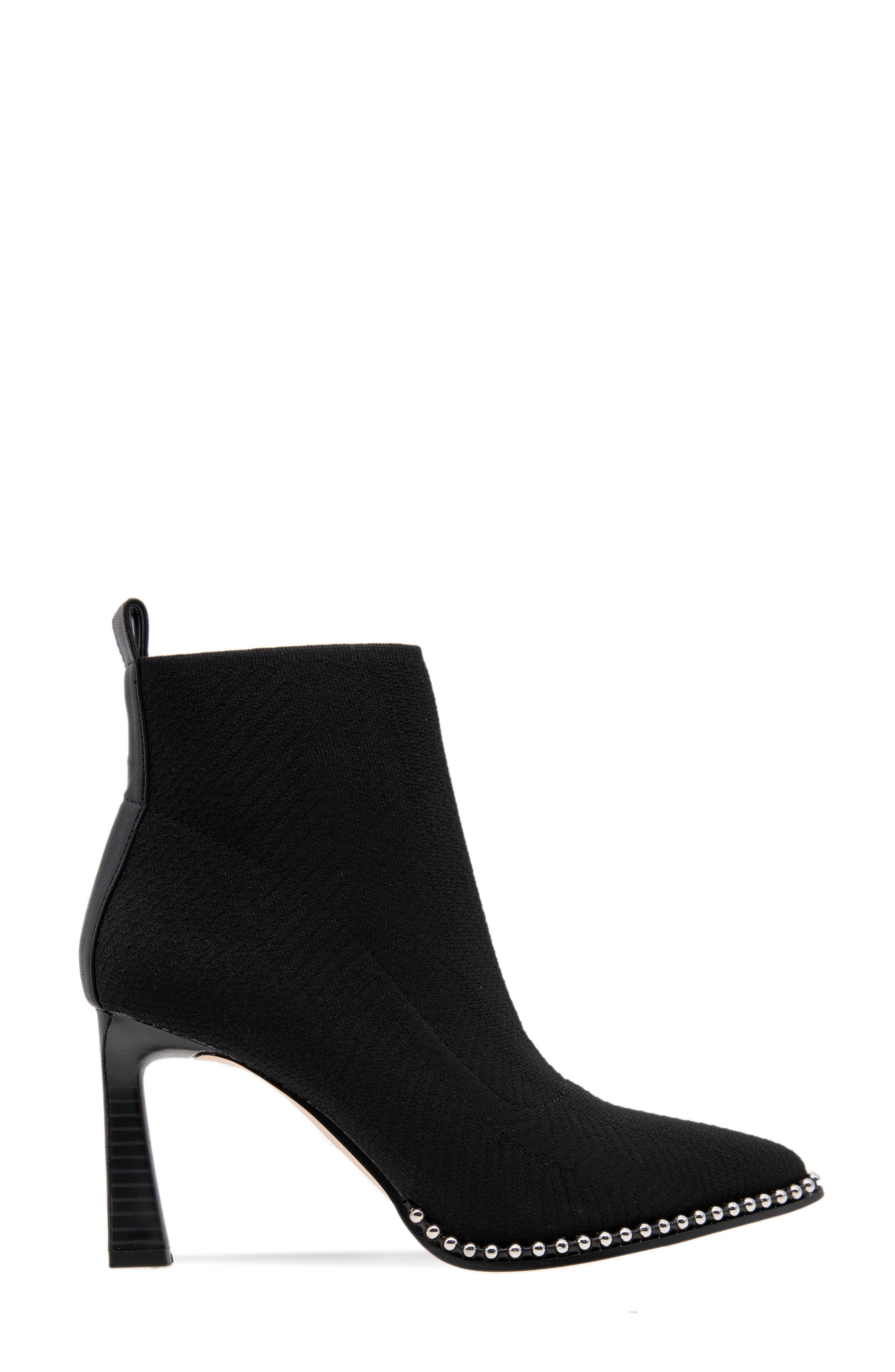 Beya Pointed Toe Bootie, Alternate, color, BLACK FLYKNIT FABRIC