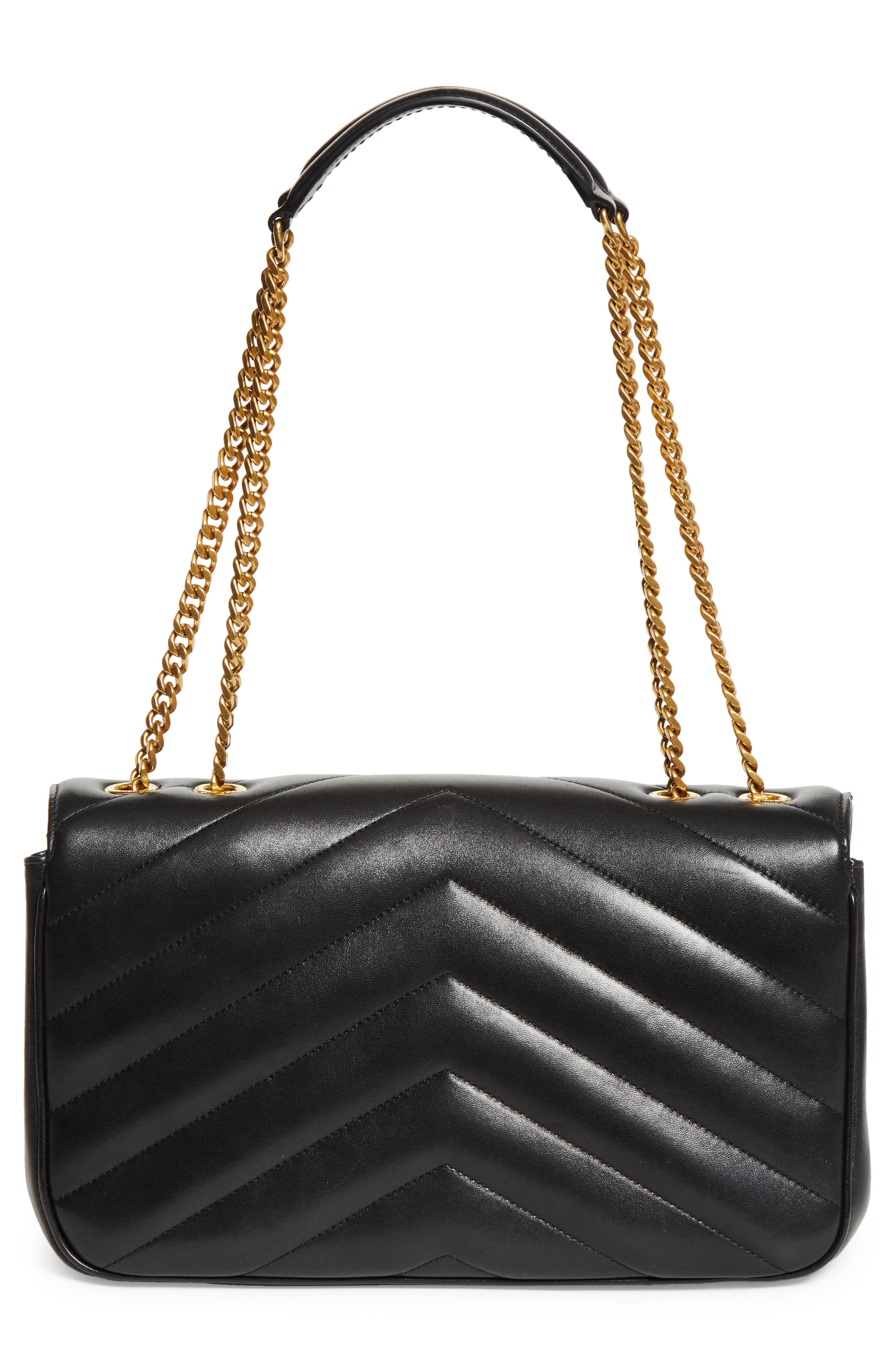 Saint Laurent Medium Loulou Quilted Leather Shoulder Bag, Alternate, color, 