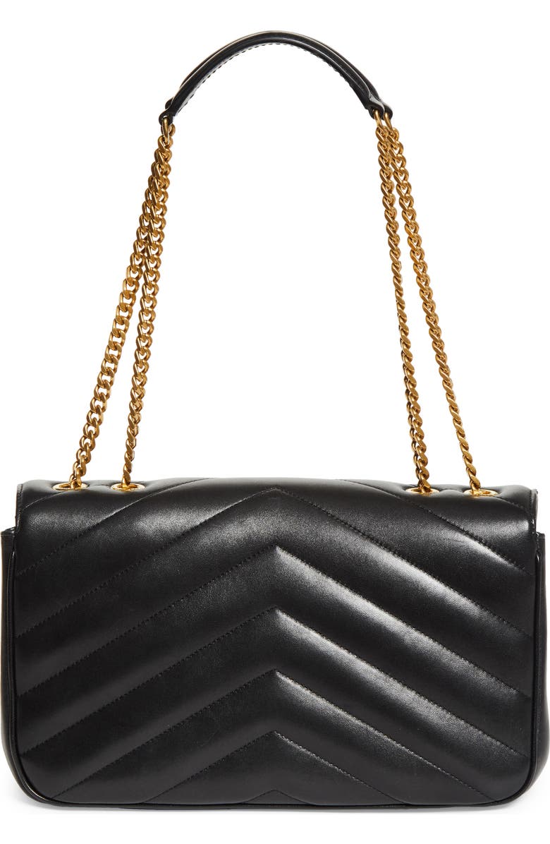 Saint Laurent Medium Loulou Quilted Leather Shoulder Bag, Alternate, color,