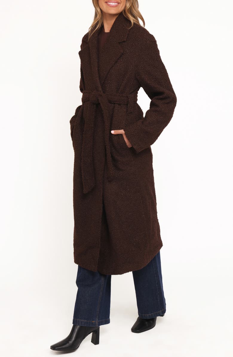 Petal & Pup Goodie High Pile Fleece Coat, Alternate, color, Chocolate