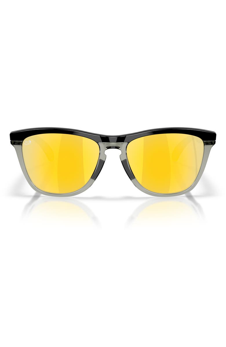 Oakley Frogskins<sup>™</sup> Polarized Prizm<sup>™</sup> Keyhole Sunglasses, Main, color, Matte Black / Polarized