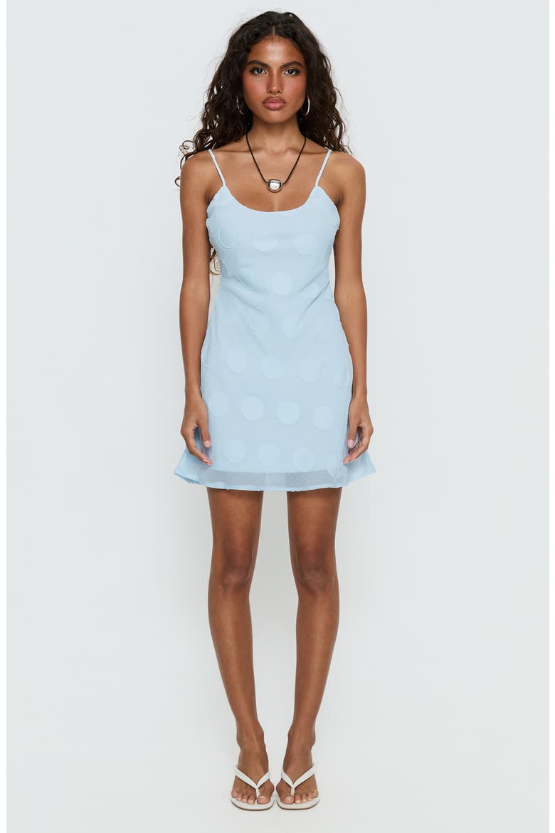 Lissie Scoop Neck Minidress, Alternate, color, BLUE MULTI