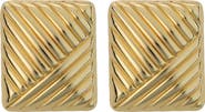 Panacea Textured Square Earrings