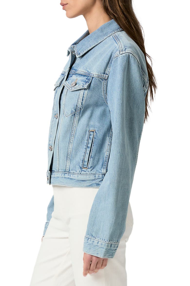 Cici Denim Jacket, Alternate, color, BLESSED