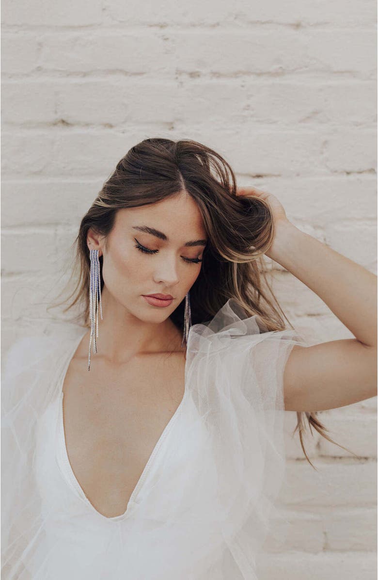 Untamed Petals Baltic Drop -  Cobalt, Alternate, color, Silver