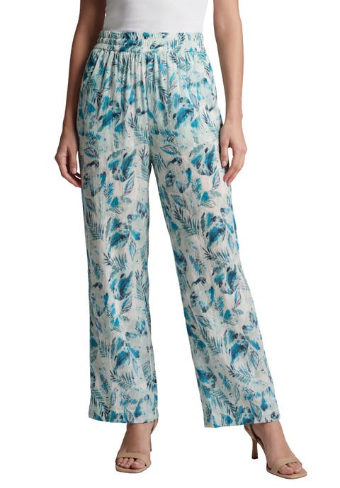 Plus Size Hand Crinkled Wide Leg Pant