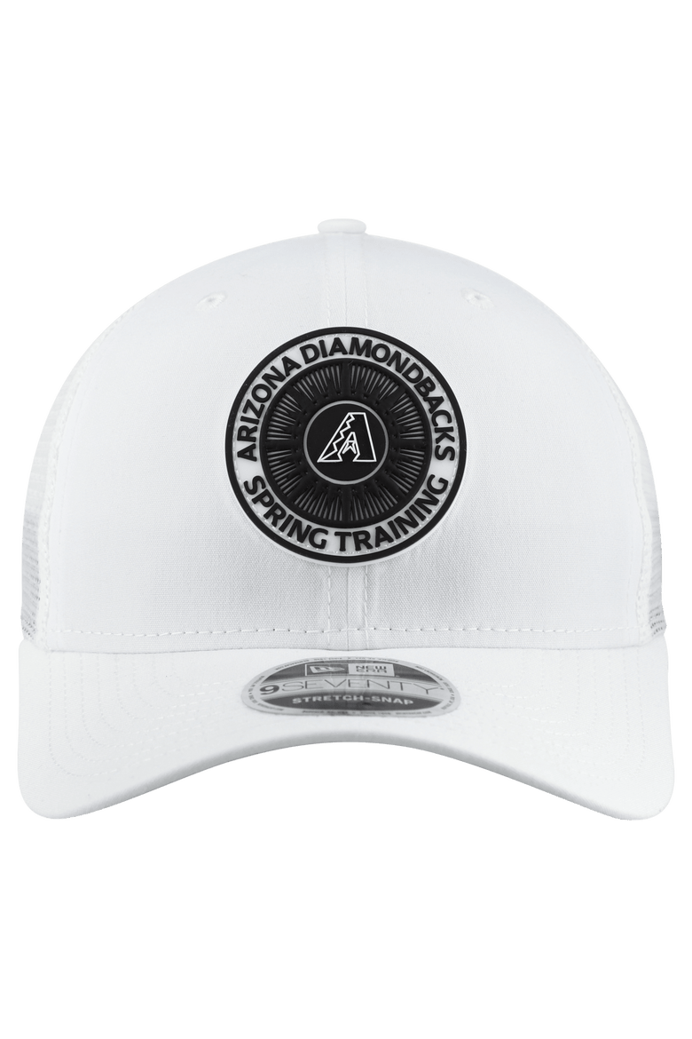 Men's New Era  White Arizona Diamondbacks 2026 Spring Training Fan Pack 9SEVENTY Adjustable Trucker Hat, Alternate, color, White