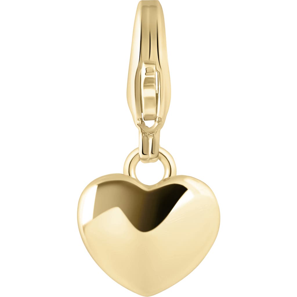 Electric Picks Heart Charm In Gold