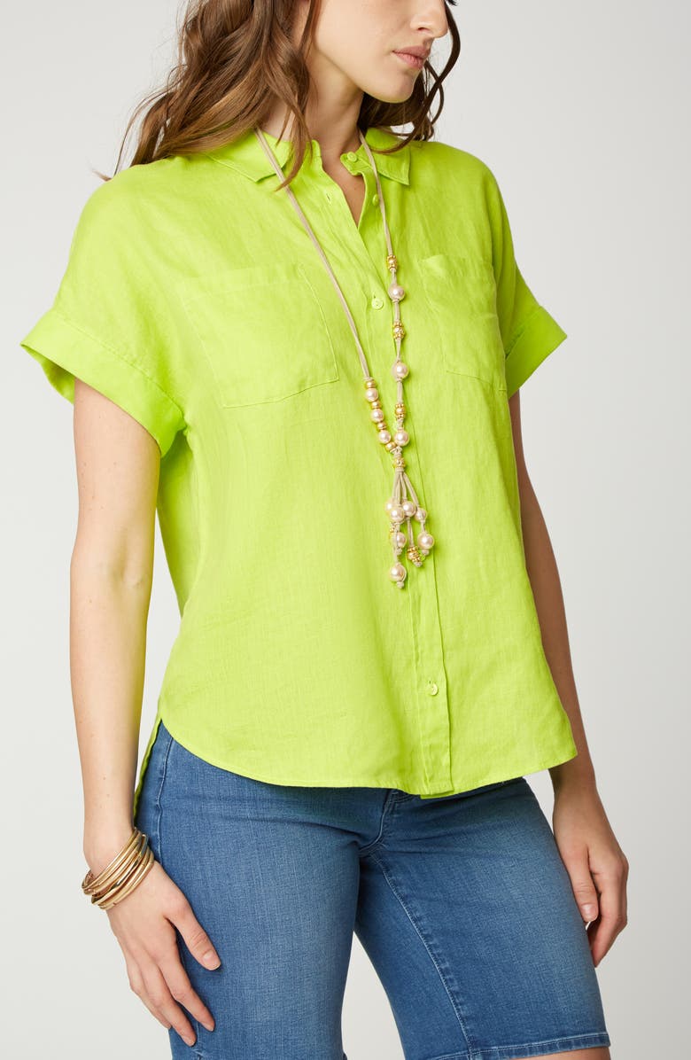 NYDJ Camp Shirt, Alternate, color,