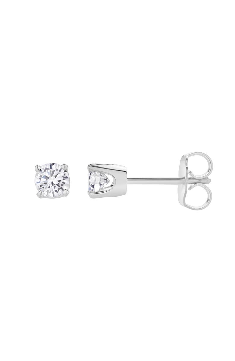 LuvMyJewelry Seraph 0.50 Ct TW Lab Grown Round Diamond Studs 14K Gold Earrings, Alternate, color, 14K White Gold
