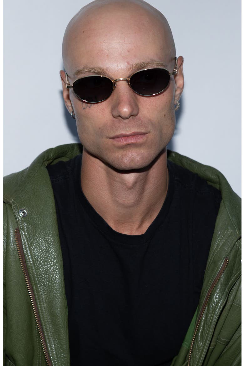 Promised Land Sunglasses, Alternate, color, Gold Green