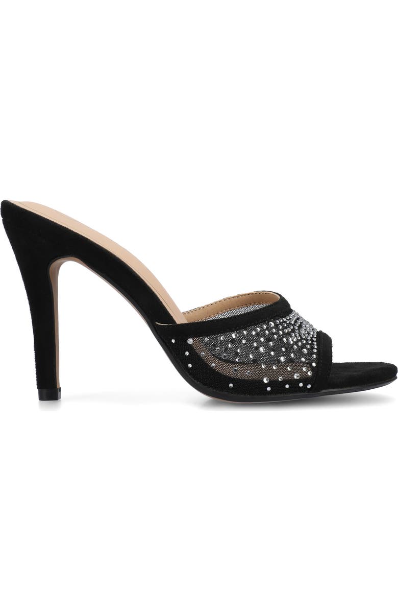 Journee Collection Hensley Evening Sandal, Alternate, color, Black