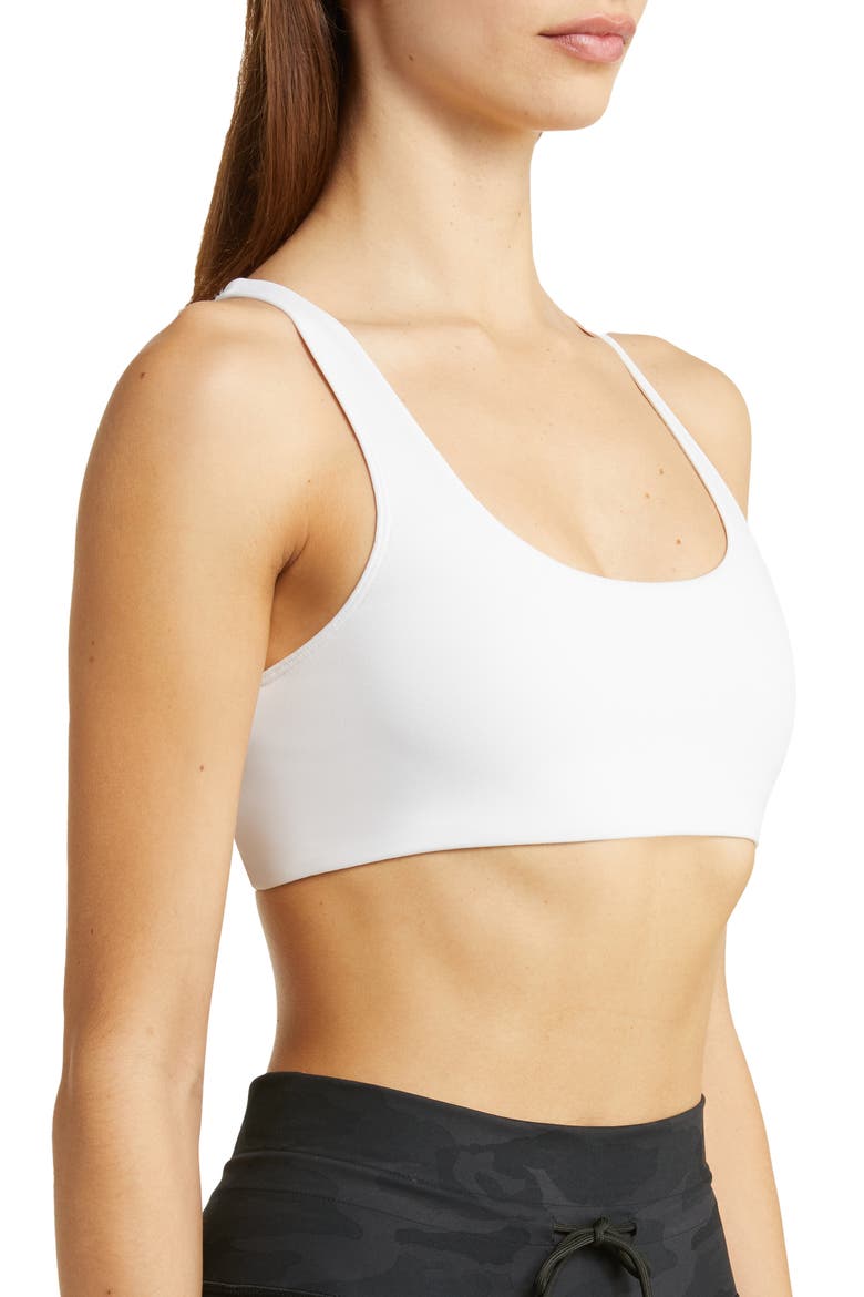 Yosemite Sports Bra, Alternate, color, WHITE