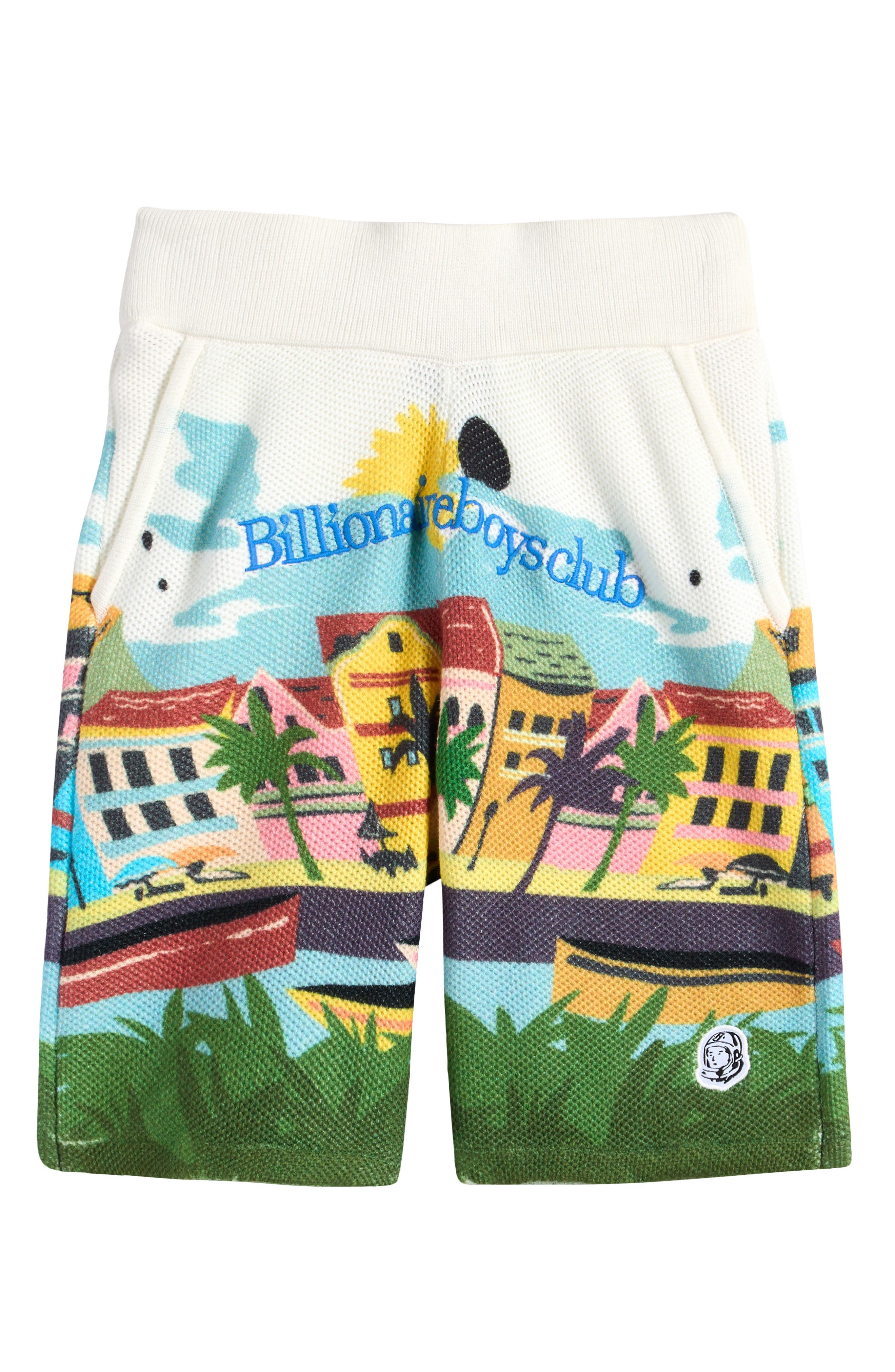 Billionaire Boys Club Kids' Palmas Cotton Mesh Shorts